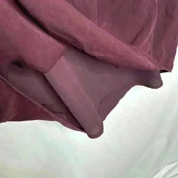 Babaton Aritzia 100% silk dark  purple dress - Picture 6 of 6